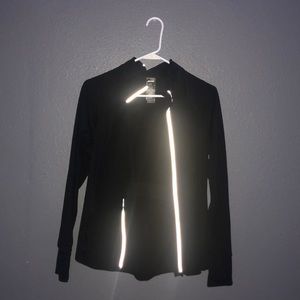 Black Avia Zip-Up Sports Jacket